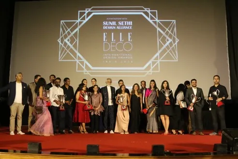 Winners on stage at the EDIDA India awards night