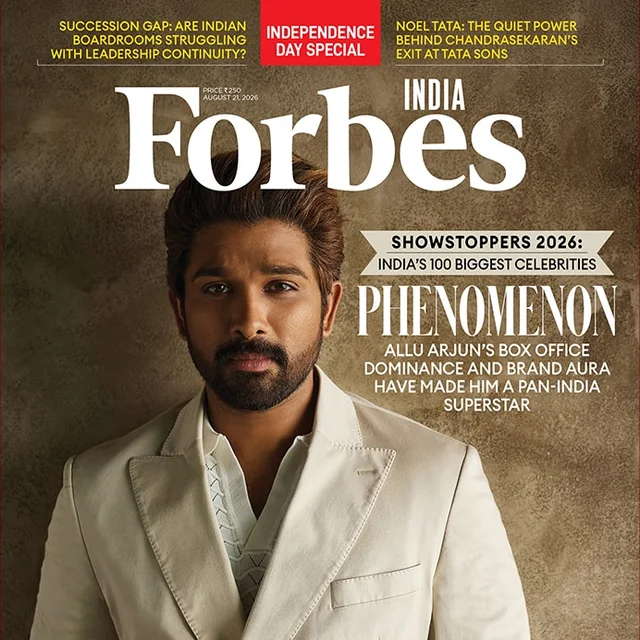 Forbes India's Showstoppers 2026 issue cover