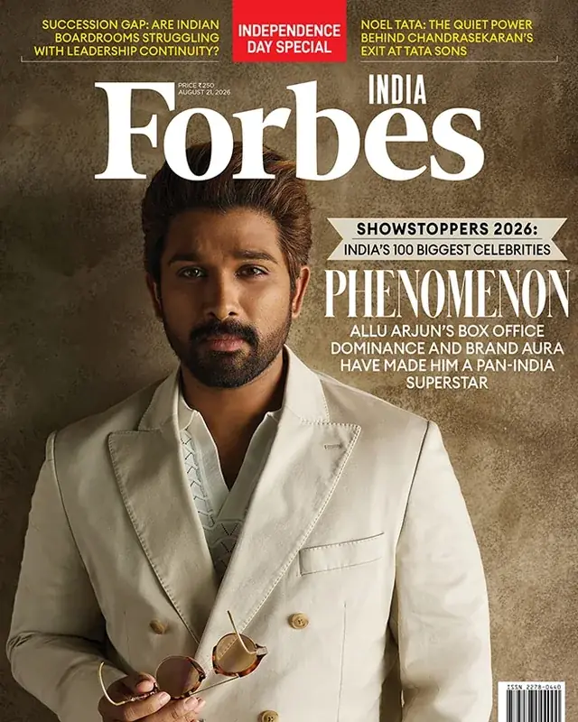 Forbes India cover, 21 August 2026, Showstoppers 2026