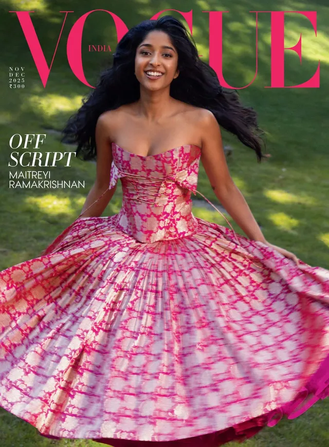 Vogue India cover, November to December 2025, with Maitreyi Ramakrishnan