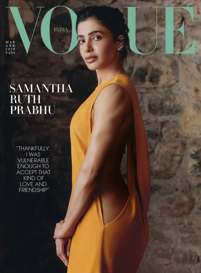 Vogue India cover, March to April 2026, with Samantha Ruth Prabhu